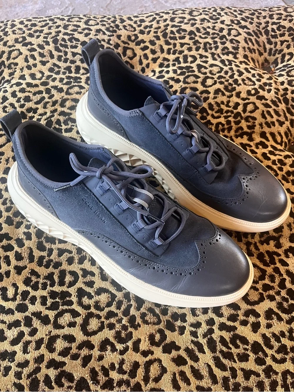 Cole Haan Zerogrand WFA 2.0 Wingtip Oxford Shoes Mens 13 M Blue Sneakers